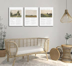 Christian Bible Canvas Wall Art How Great Thou Art Hymn Verse Painting Picture Wall Decor Vintage Scripture Religious Faith Poster Print for Living Room Bedroom Church Scene Home Decorate