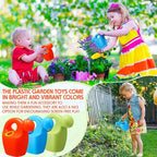 Lunmon 24 Pcs Kids Watering Can Plastic Mini Watering Can Bulk for Child Toddler Flower Garden Sand Beach Toy Garden Tools for Boys Girls End of Year Gifts