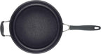 Circulon A1 Series with ScratchDefense Technology Nonstick Induction Sauté Pan with Helper Handle and Lid, 5 Quart, Graphite