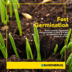 Barenbrug Winter Wonderlawn Grass Seed for Southern Lawns, Fast-Acting Durable Grass Seed Mix for All Weather Conditions, 25-lb. Bag