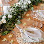 Hotop 150 Pcs Napkin Rings Gold Table Decorations, Elegant Bling Leaves Napkin Rings, Rhinestone Guest Towels Buckle for Wedding Gold Party, Thanksgiving Christmas Dinner Banquet Table Decoration
