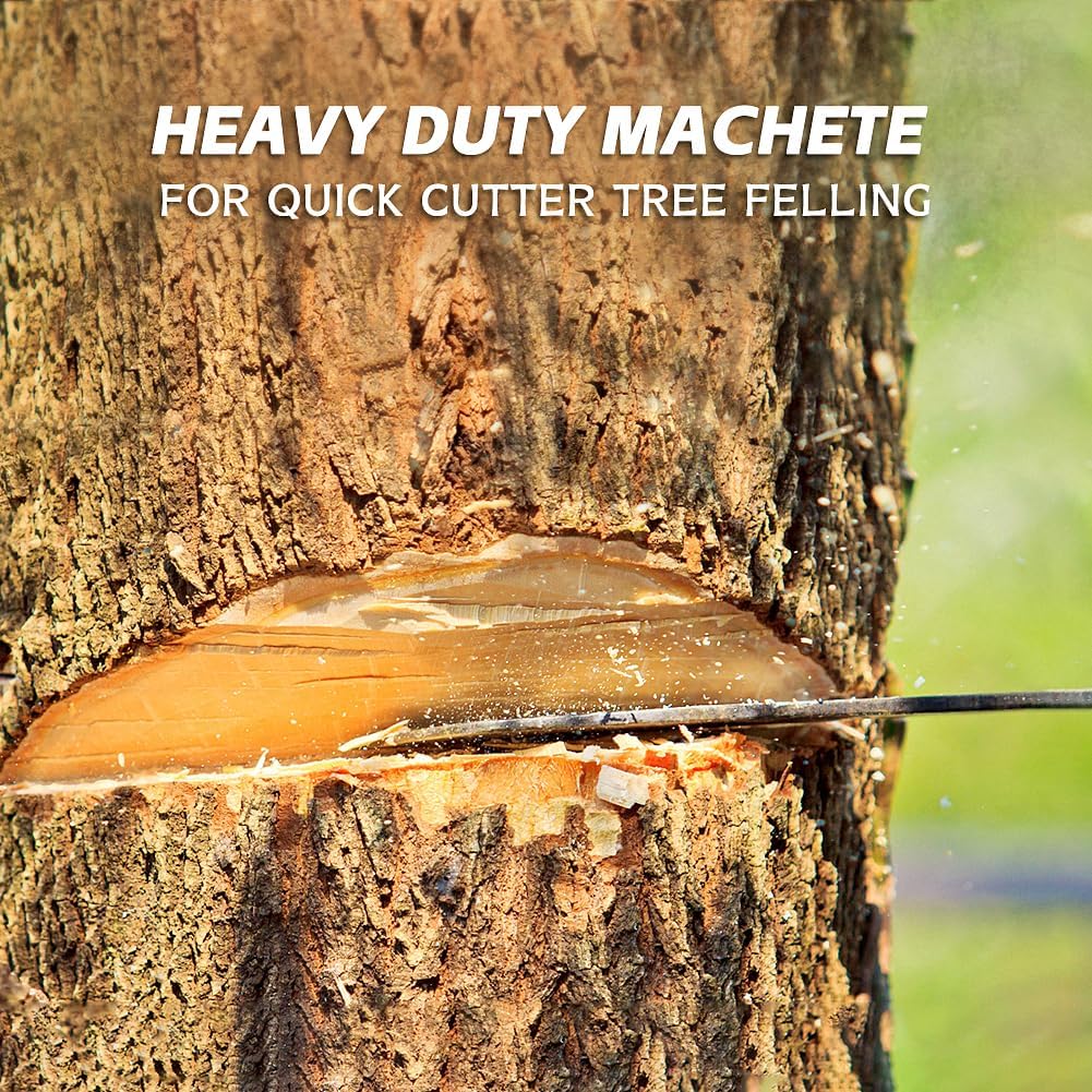 Billhook Sickle Machete for Yard Work Cutting Trees Heavy Duty machetes Mexicanos de Trabajo Best Machete Camping,Gardening Machete,Land Management,Hunting and Outdoor.