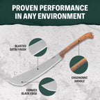 Condor Tool & Knife Outdoor Machete with Walnut Handle