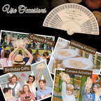 30 PCS Custom Fans Personalized Folding Fans for Line Dancing Wooden Hand Fan Wedding Favors Gift for Guests Personalized Fans for Events
