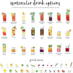 Pet Signature Drink Wedding Signs
