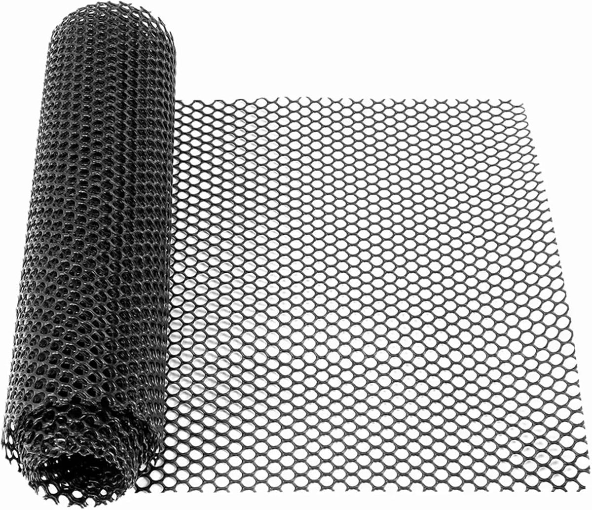 Plastic Wire Mesh Fence, Black Safety Fence Balcony Protection Net 39.3 Inch X 32.8FT Poultry Fence Roll for Garden Chicken Rabbit Construction Barrier(Size:1x20M - Mesh 1.2cm)
