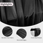 40x10ft Backdrop Curtains for Parties, 8 Panels 5x10ft Curtains Photography Drapes Rod Pocket Curtain Backdrop for Birthday Wedding Baby Shower Home Decor