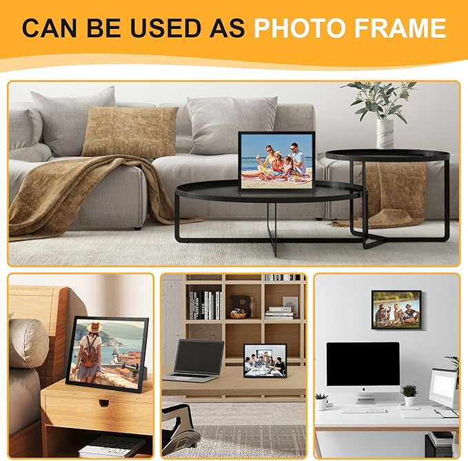 YixangDD 12 PACK Certificate Frames 8.5 x 11, Black Diploma Frame Document Frame with Clear Plexiglass, Picture Frames for Tabletop and Wall Display