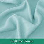Biscaynebay Tablecloth for Rectangle Tables-90x132 Inch Aqua Blue Outdoor Picnic Table Cover-Rectangular Folding Table Cloths Water Resistant for Kitchen Camping Dining Room Patio Banquet Party