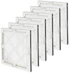 Amazon Basics 14x14x1 Air Filter 6 Pack, MERV 8 AC Furnace Filters (Actual Size: 13.75" x 13.75" x 0.75")