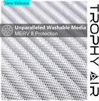 | Merv 8 | Washable & Reusable AC/Furnace Filter | Lifetime HVAC & Furnace Air Filter | Washable Electrostatic | High Dust Holding Capacity | Premium Quality Aluminum | 20x25x1