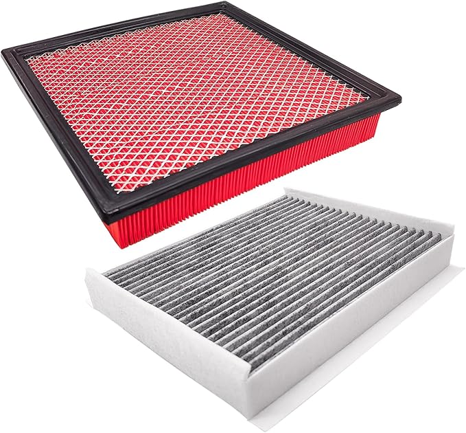 JTBU150-10262 Engine and Cabin Air Filter for F-150(2015-2023),Navigator(2018-2024),EXPEDITION(2018-2024) (V6-3.5L)