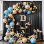 10x10 ft Wrinkle Free Black Sequin Backdrop Curtain for Parties,Thick Not Fall Glitter Wedding Drapes Backdrop,2 Panels 5x10ft Shimmer Photo Wall Back Drop Cloth for Birthday Photography Background