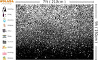 WOLADA Black and Silver Backdrop Silver Glitter Backdrop for Photography Wedding Birthday Baby Shower Party Photo Studio 7x5FT FW18