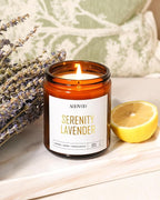 AOOVOO Candle Set - 4PC Scented Candles, 28 oz Soy Candles, Soy Candle for Home Scented, Lavender/Sandalwood/Jasmine/Sage