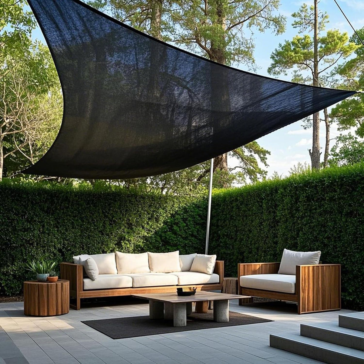 winemana 40% Black Shade Cloth, 3.3 x 10 FT Garden Mesh Tarp for Plants Heat Protection with Grommets, Sunshade Plant Cover for Greenhouse, Barns Kennel, Outdoor Netting Screens for Patio & Porch