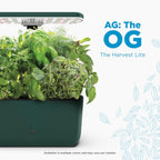 AeroGarden Harvest Lite, Indoor Garden Hydroponic System with LED Grow Light, Holds up to 6 AeroGarden Pods, Green