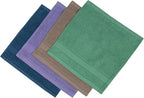 Casa Lino Face Towels & Body Wash Cloths for Showering - 100% Cotton Wash Cloths for Bathroom - Highly Absorbent & Quick Drying Washcloth Set - Cotton Washcloths 24 Pack (12" x 12") - (Multicolor II)