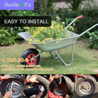 4.10/3.50-6 (13x4.00-6) Replacement Inner Tube, with TR87 Bent Metal Valve Stem fit for Wheelbarrows, Lawn Mowers, Snow Blowers,Hand Trucks, Tractors and More 3.50-6 4.00-6 4.10-6 Tire Tubes (2/Pack)