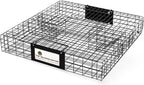 Rugged Ranch Squirrel Trap, Live Animal Catch & Release Cage, Squirrelinator, Black - Humane Indoor and Outdoor Catcher for Chipmunks and Squirrels