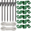 Heavy Duty Tree Stake Kits Steel Tree Stakes and Supports for Young Trees Against Bad Weather Leaning Tree Anchor Straightening Kit