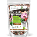 13-13-13 Slow Release Granular Fertilizer – All Purpose Plant Food 13 13 13 for Outdoor Grass, Vegetables, Roses, Flowers, Shrubs, Trees. Lawns, Gardens, Potted Plants (3 quarts)