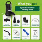 Aeromixer Synthetic 3/4 HP Submersible Mixing + Aerating Pump - Submersible Water Pump for Nutrient Mixing and Aerating, Electric Garden Water Pumps, Heavy Duty Outdoor Pumps for Farming and Gardening