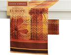 Maison d' Hermine Table Runner 100% Cotton Double Layer Table Runners 108 inches Long for Thanksgiving Christmas Decorations Home Kitchen Dining Party Wedding (Thanksgiving Tartan, 14.5" x 108")