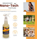 Natural Mosquito Control Ready to Use Spray, Repels Mosquitoes, Ticks, Fleas, Flies, Gnats, and Chiggers Away (32 oz Ready to use)