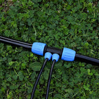 10 Pcs 1/2 to 1/4 inch Garden Hose Tubing Irrigation Fittings,4-Way Anti-Leak 1/2'' to 1/4'' Locked Barbed Drip Irrigation Tee Connectors (1/2"IDx0.6-0.63"OD) 1/2'' to 1/4'' Irrigation Tubing Fitting