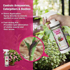 EcoVenger (by EcoRaider) Garden & Plant Insect Control 16 oz, Kills Aphids, Mealybugs, Red Spiders, Armyworms and Gnats All Stages and Eggs, Indoor/Outdoor, Plant-Based, Non-Toxic Child & Pet Safe