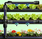 1/2 inch Drip Irrigation Fittings End Caps For (0.52" ID x 0.65" OD) 16mm Drip Irrigation Tubing Connectors End Plugs-10 Pack