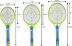 SWAT IT! Handheld Bug Zapper Racket, Rechargeable Electronic Fly Swatter Zapper, 4000 Volt, USB Charging Cable, 2 Pack (Mini)