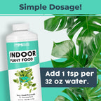 TPS NUTRIENTS Indoor Plant Food for Houseplants, Liquid Fertilizer, 32 oz (1 Quart)