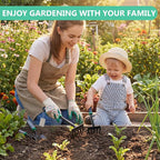 2 Pcs Gardening Hand Rake Small Garden Rake Stainless Steel with Ergonomic Handle Great for Gardening Cultivating Loosening Soil Spreading Raking Flower Beds