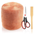 Copper Mesh Rodent Control, 5 in x 100 ft Proof Wire Screen Roll for Mice Rat Rodent, Bat & Snail, DIY Blocker Weep Hole Filler & Wool Mouse Trap