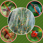 TWOWYHI 2Pack Garden Netting 10X10 Feet Large Fruit Tree Netting with Zipper and Drawstring Insect Bird Cover for Fruits Vegetables Tree Garden Protection
