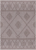 Keen Home Design Terrace Outdoor Area Rug - 5x8 Washable Indoor/Outdoor Rug for Patio, Kitchen, Balcony, Beach, Garden, Deck and Porch, Size: 5'3"x7'7"