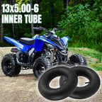 13x5.00-6 Inner Tubes with Straight Valve Stem(2 Pack) - Heavy Duty 5.00-6 Replacement Tire Tubes for Razor Dirt Quad, Lawn Mowers, ATVs, Dirt Bikes