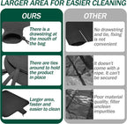 4 x 6ft Large Dewatering Bags with Drawstring Dewatering Filter Bag Silt Oil Sludge Sediment Filter Bag Non Woven Geotextile Fabric Filter Bags for Construction Sites Dredging