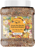 Wildflower Seed Mix 1LB Tub - Save The Bees Seed Mix, by GevaGrow | Bulk 300,000+ Seeds | Pollinator & Bee Attracting Flower Seeds Bulk for Planting in Pots & Outdoor Gardens | 1 Pound Tub