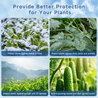 Plant Covers Freeze Protection,10 ft x 40 ft 1.1oz/yd² Thicker Floating Row Blanket Cover Fabric Plant Cloth for Winter Frost Snow and Garden Protection