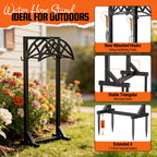 YFFSRJDJ Garden Hose Reel, Heavy Duty Water Hose Holder for Outside