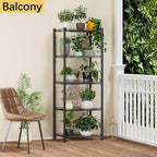 VETALLO Wire Shelving Units,5 Tier Metal Shelves,Storage Rack Small Shelf, Utility Narrow Standing Racks Unit for Kitchen,Garage, Pantry, Laundry,Bathroom,Closet Organizer (16.6" L x 11.8" W x 53" H)