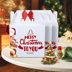 XAGLVV 24pcs White Gable Party Favor Boxes, 7 x 3.5 x 6.6 Inches, Kid Party Favors, Goodie Boxes for Kids Birthday, Wedding, Classroom Activity, Baby Shower, and More