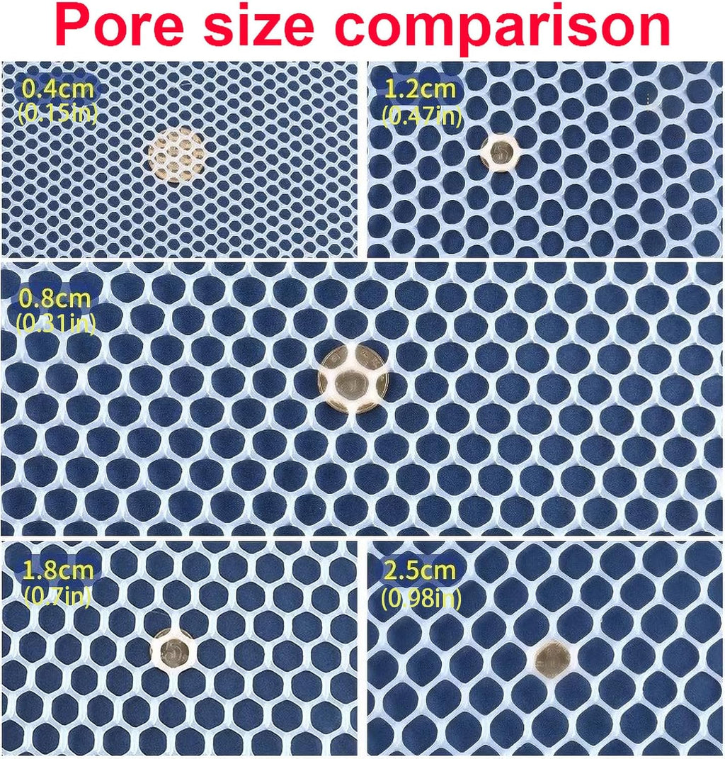 Plastic Chicken Wire Mesh Plastic Mesh Roll for Gardening Construction Barrier Netting Frame Crafts Plastic Mesh Fencing Poultry Fencing Garden Netting(Size:1.2cm mesh 1 * 20m,Color:Black)