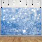 YongFoto Silver Blue Glitter Backdrop 15x10ft Silver Light Spots Blue Sequin Bokeh Photography Background Birthday Bridal Shower Wedding Photography Background Party Banner Portraits Photoshoot Props