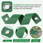 3 Pack 18" Tree Stake Kit, Heavy Duty Spiral Stakes and Supports for Leaning and Young Trees Straightening, Protect Trees from Bad Weather (Green)