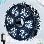 JMEXSUSS 400 LED White String Lights Outdoor Waterproof, 132ft Christmas Tree Lights with Remote, Indoor String Lights Plug in for Patio Yard Garden House Bush Decor