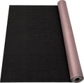 Marine Carpet - 6 FT x 10 FT Black Indoor Outdoor Rug (0.2" Thick) with Water-Proof TPE Backing, Non-Slip Outdoor Marine Carpet Roll for Home, Patio, Porch, Deck
